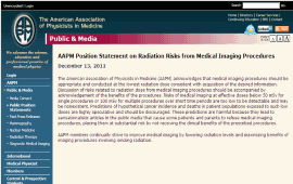AAPM Statement